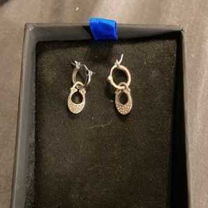 Coach Silver Earrings
